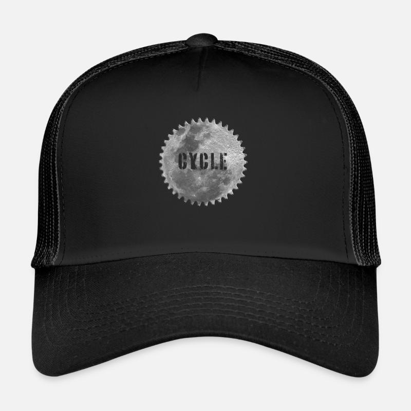 Balade à vélo sur la lune Casquette trucker 