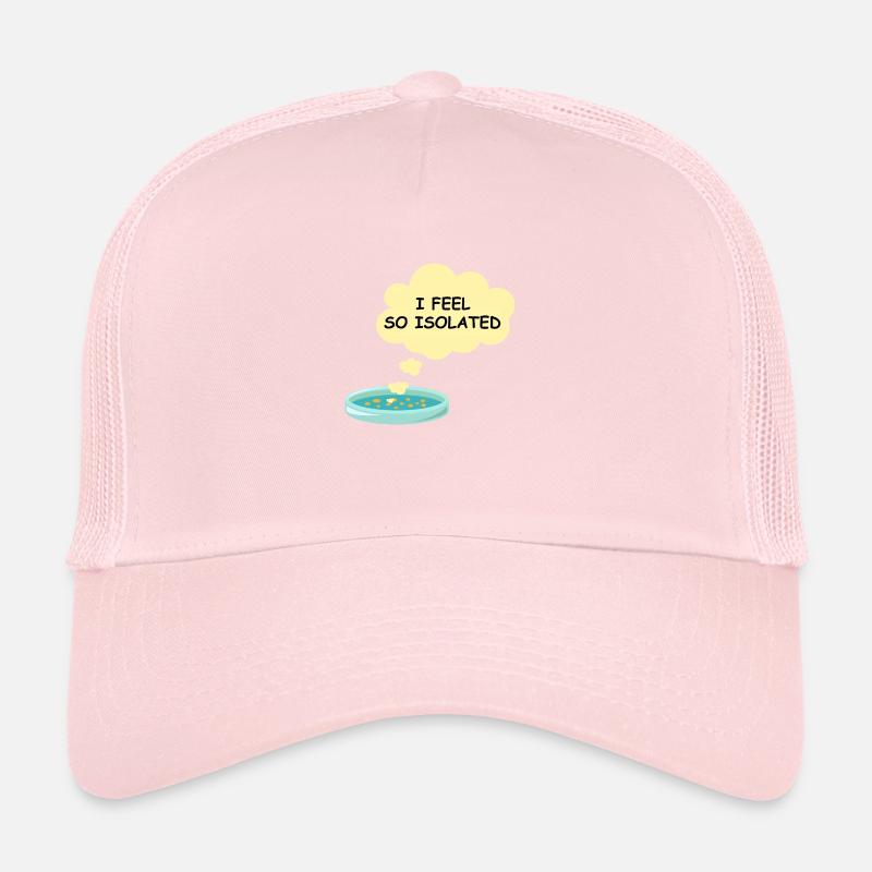 Microbiologie Drôle de laboratoire de bactéries Je me sens tellement isolé Casquette trucker 
