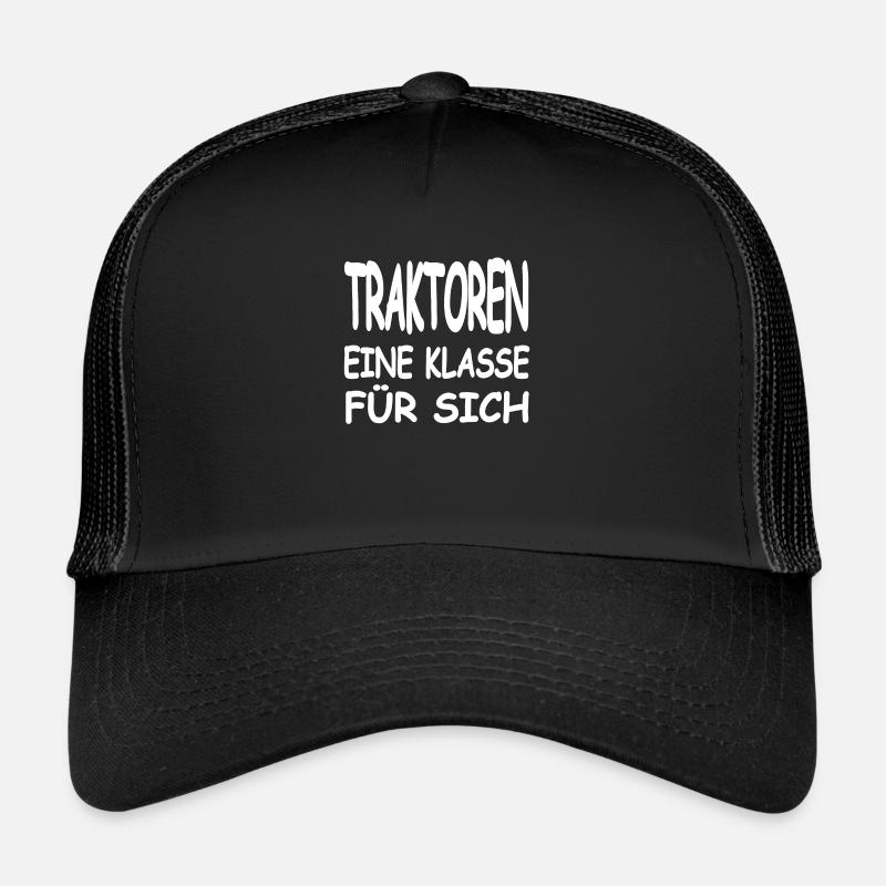 Traktoren - Trucker Cap - Schwarz/Schwarz
