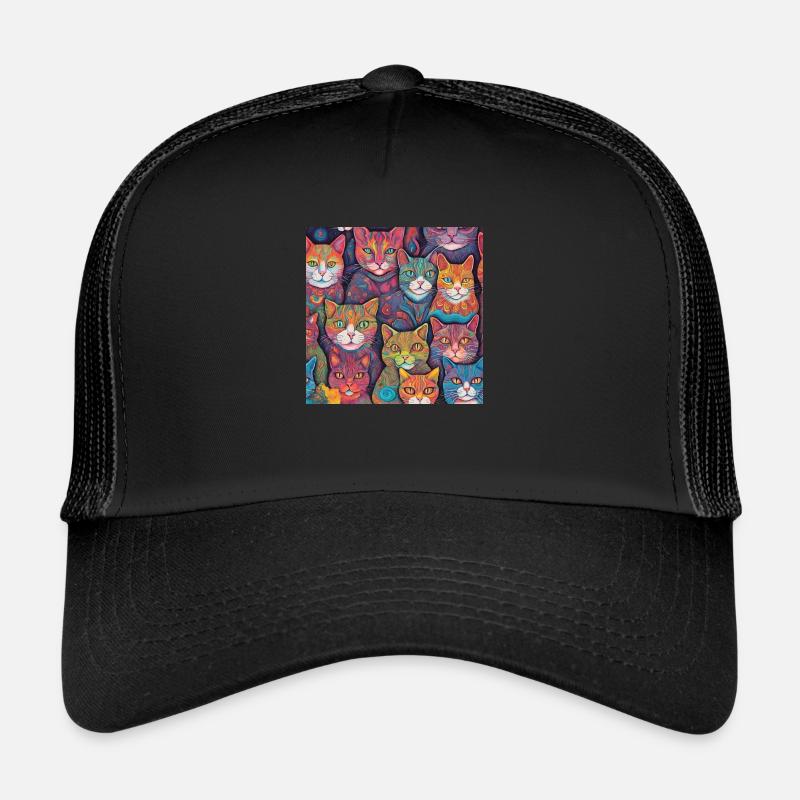 Bunte Katzen Trucker Cap
