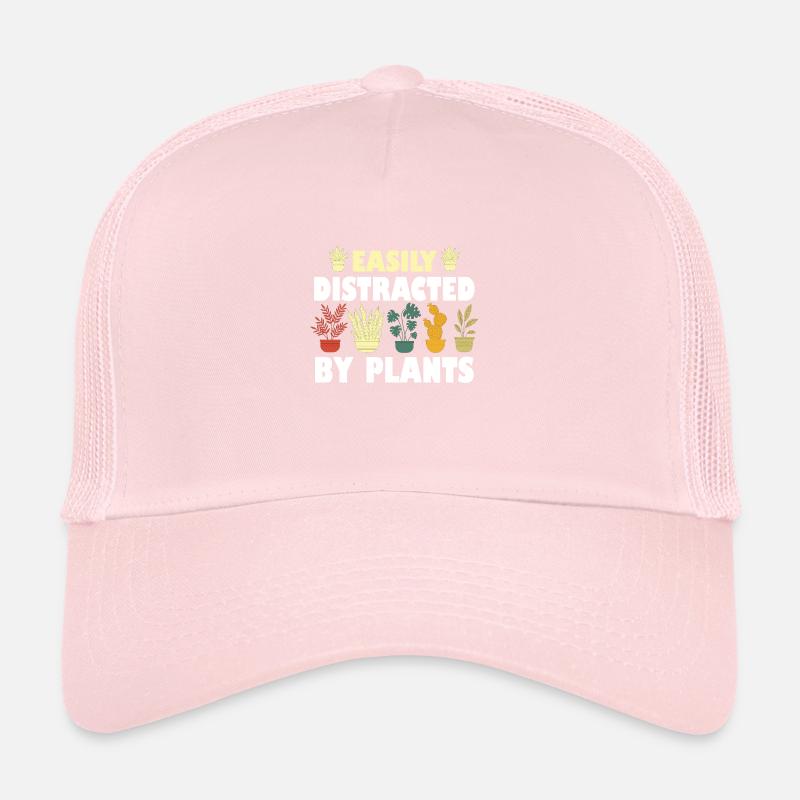 Facilement distrait par les plantes Casquette trucker 