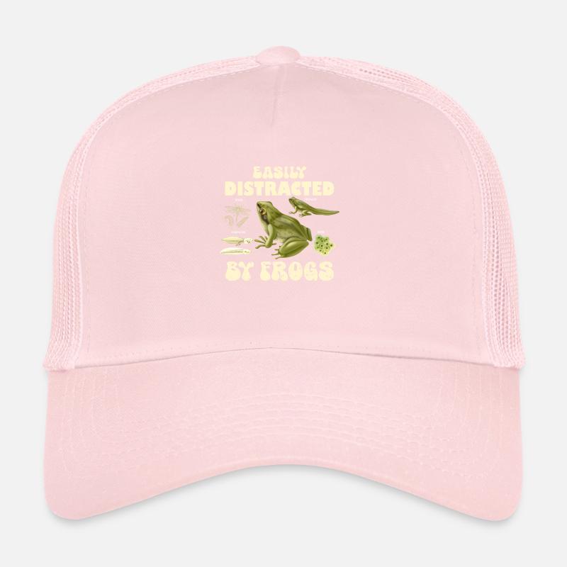 Facilement distrait par les grenouilles Casquette trucker 