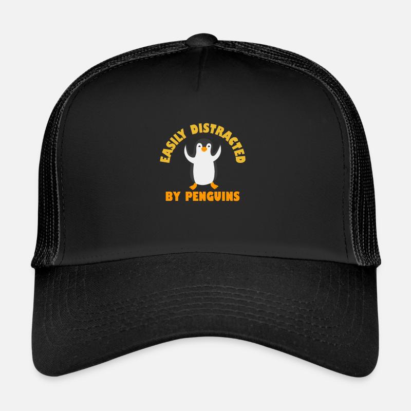 Leicht von Pinguinen abgelenkt Trucker Cap