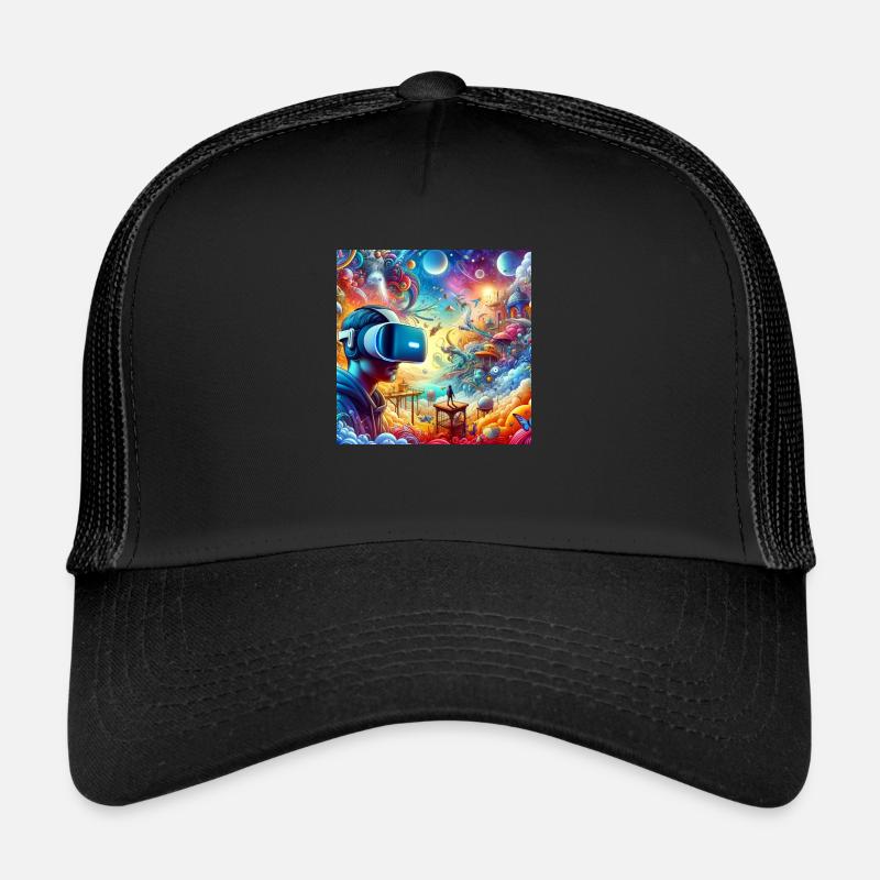 Metaverse - Trucker Cap - Schwarz/Schwarz