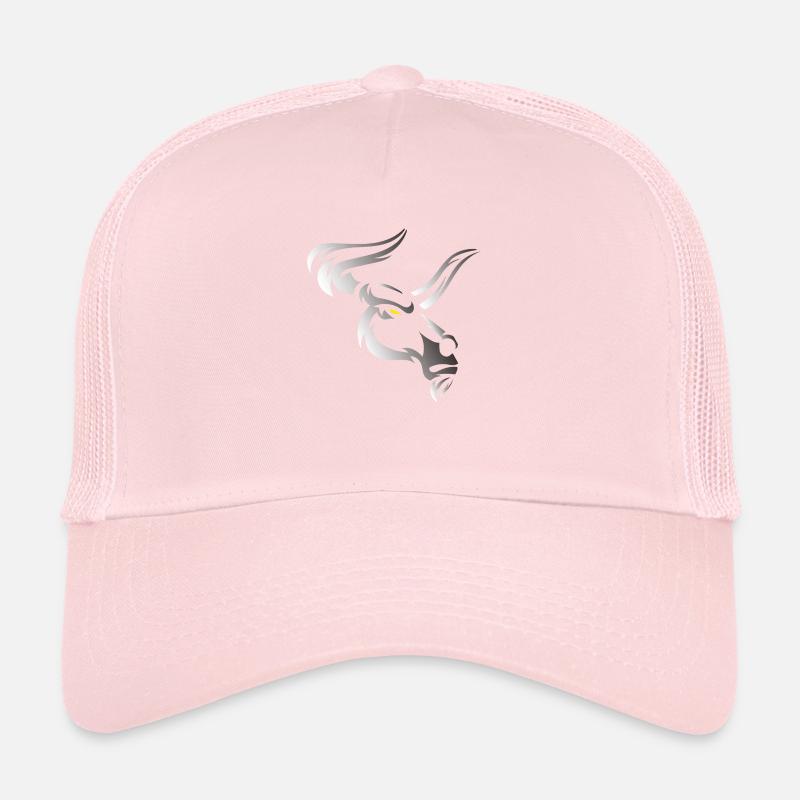 Tête de taureau tête Logo Steak Beast Gym corne Casquette trucker 
