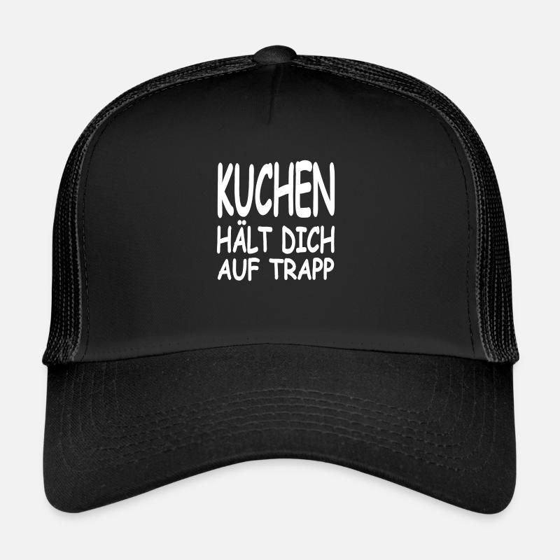 Kuchen - Trucker Cap - Schwarz/Schwarz