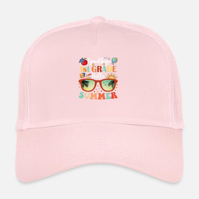 Goodbye 1st Grade Hello Summer Trucker Cap