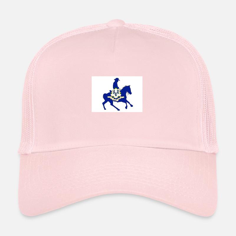 Drapeau de l’État du Connecticut Cowboy Casquette trucker 