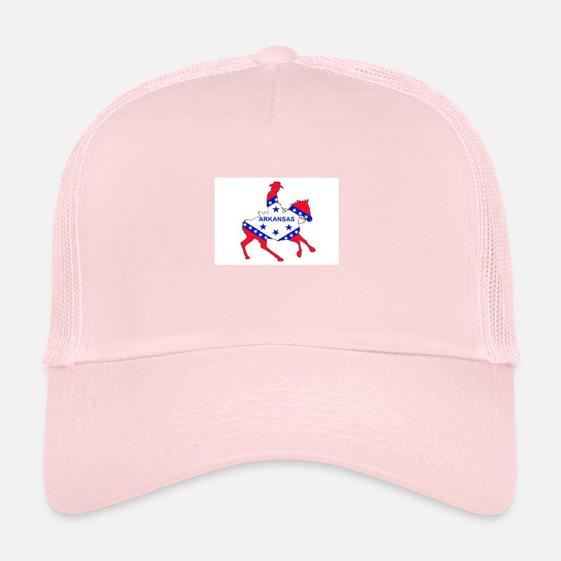 Cowboy drapeau de l’État de l’Arkansas Casquette trucker 