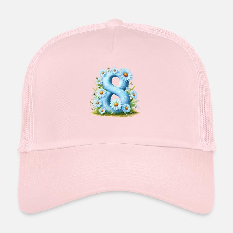N ° 8 eit numérique fond numéro vecteur signe tal Casquette trucker 