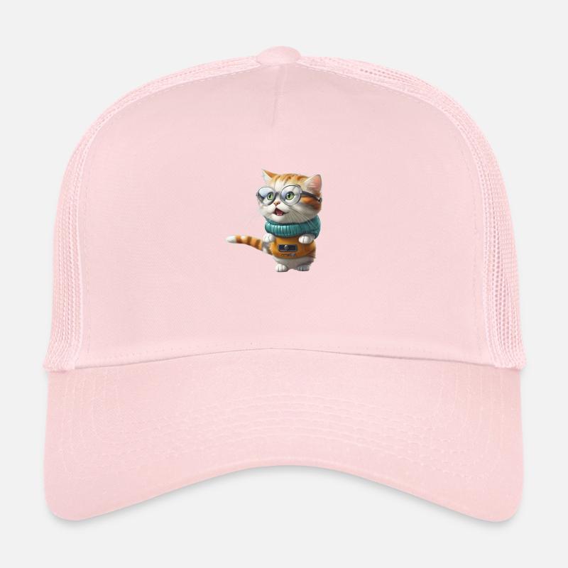 chat Casquette trucker 