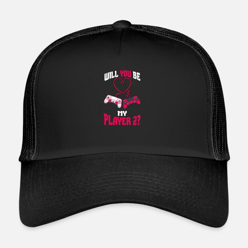 Will You Be My Player 2 Trucker Cap