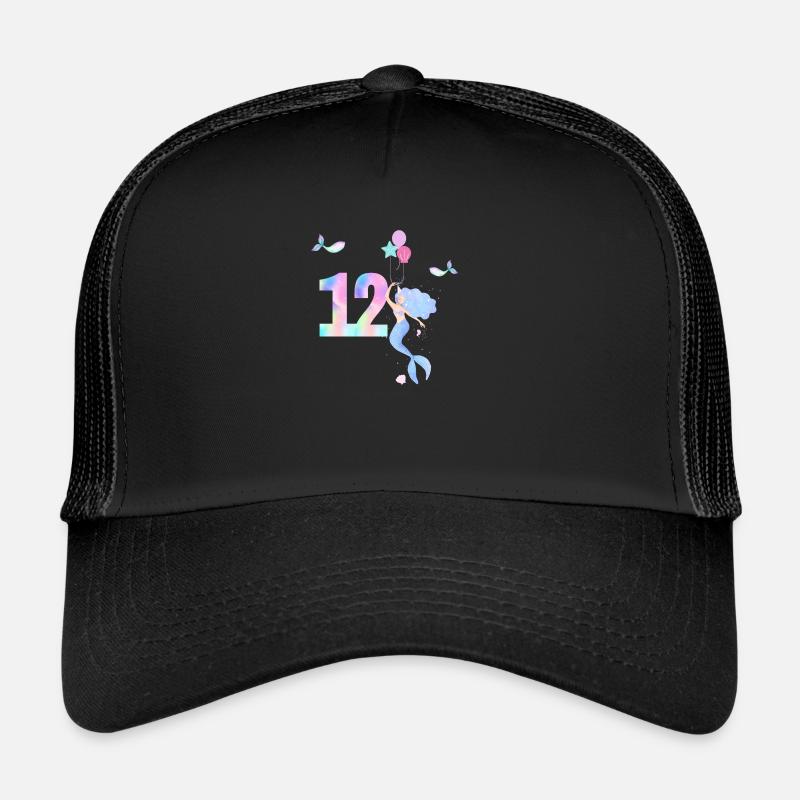 12e anniversaire sirène Casquette trucker 