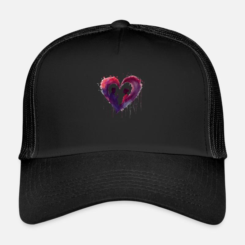 First Love - Trucker Cap - black/black