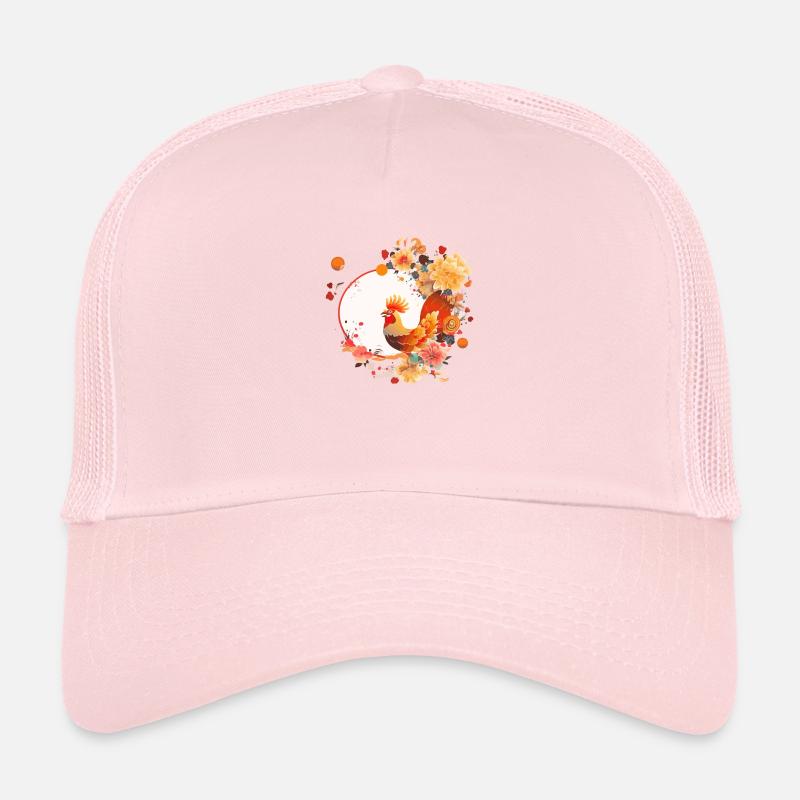 Coq du nouvel an chinois Casquette trucker 