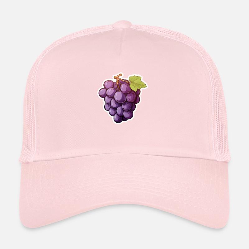 Raisins ou vigne foncée Casquette trucker 