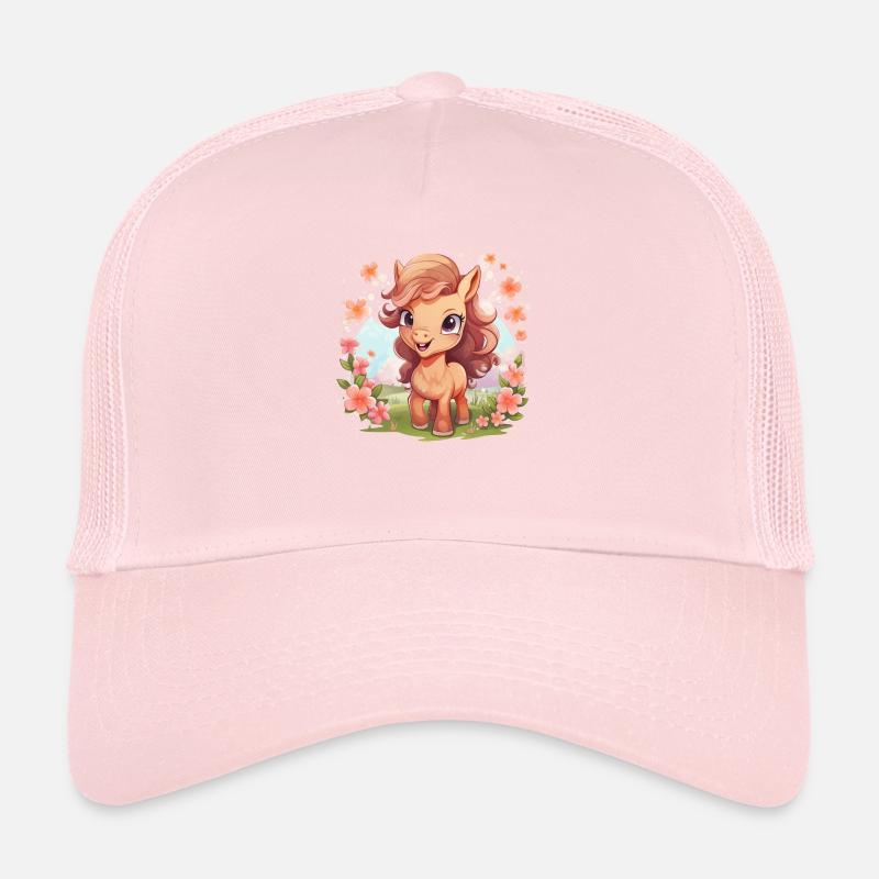 Kawaii Pony Spring Casquette trucker 