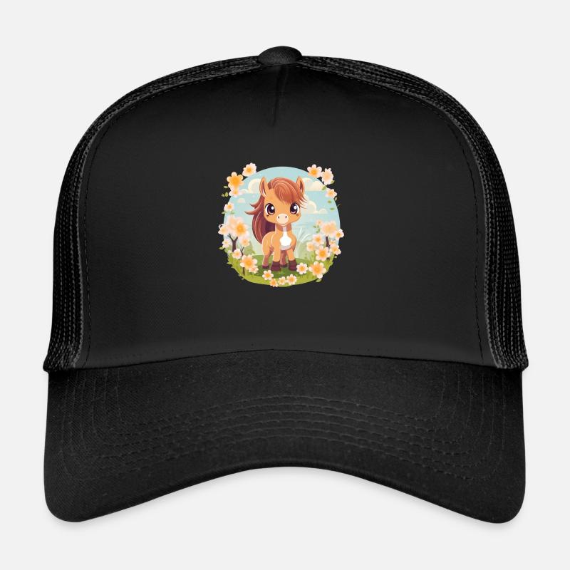 Super mignon poney kawaii Style printemps Casquette trucker 