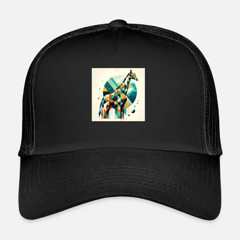 Geometric 1 - Trucker Cap - black/black