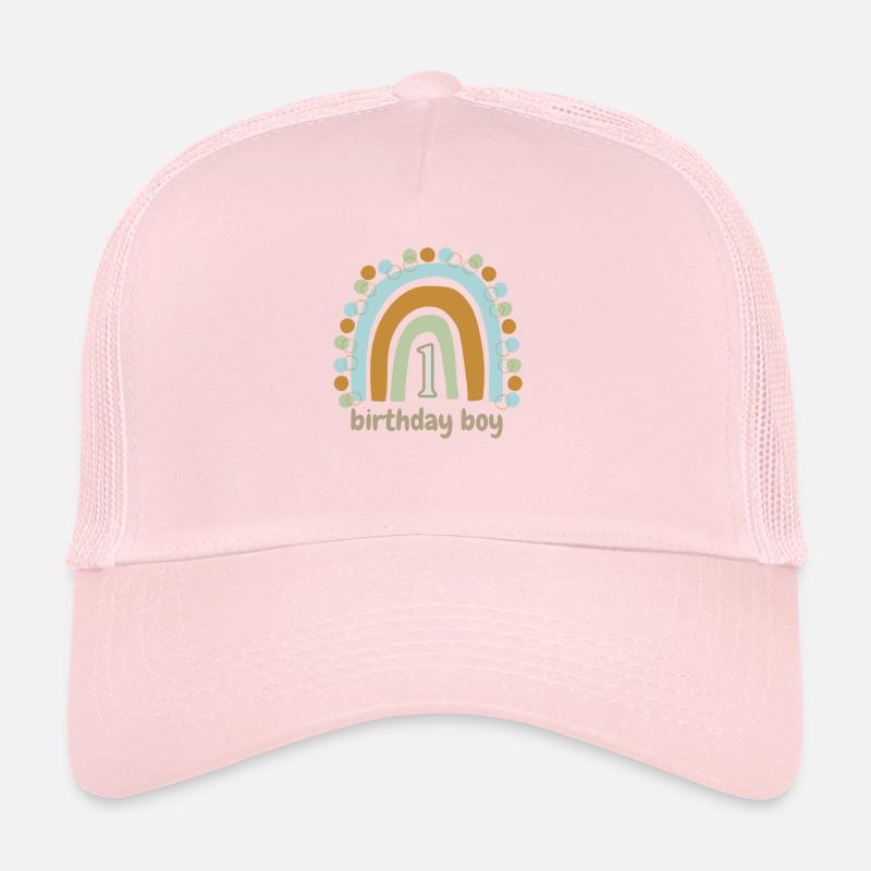 Birthday Boy 1 Regenbogen Trucker Cap
