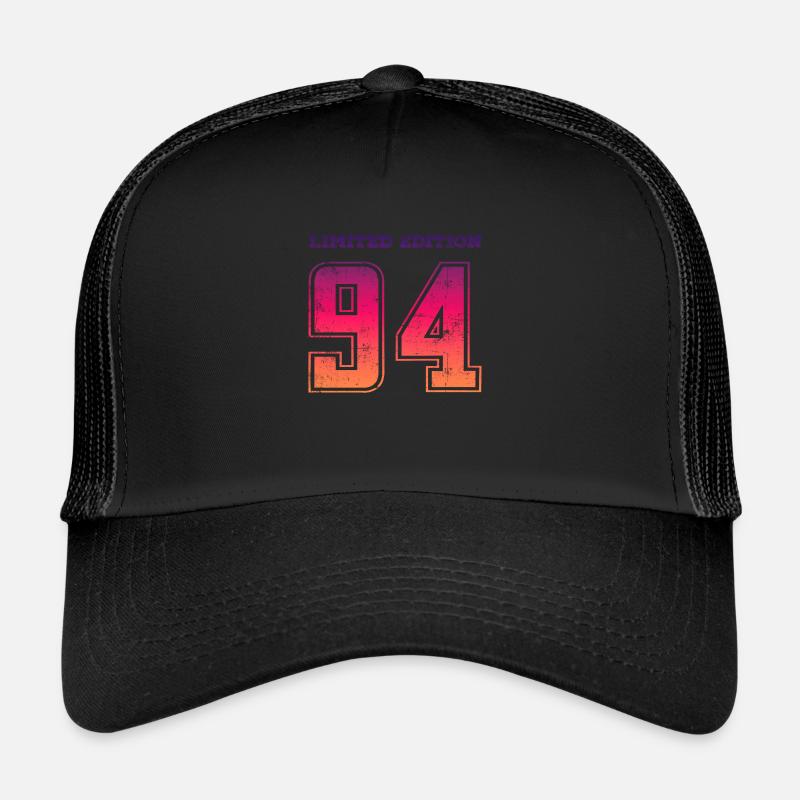 Millésime 1994 - Casquette trucker  - noir/noir