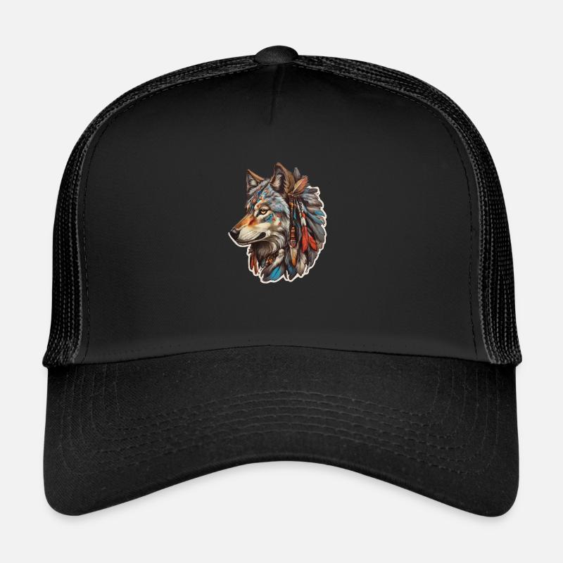 Wolf Indianer Trucker Cap