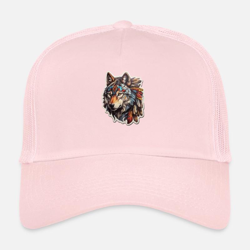 Wolf Indianer Trucker Cap