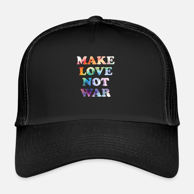 Faire la paix, pas la guerre Casquette trucker 