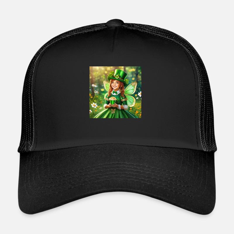 St. Patricks Fee - Trucker Cap - Schwarz/Schwarz