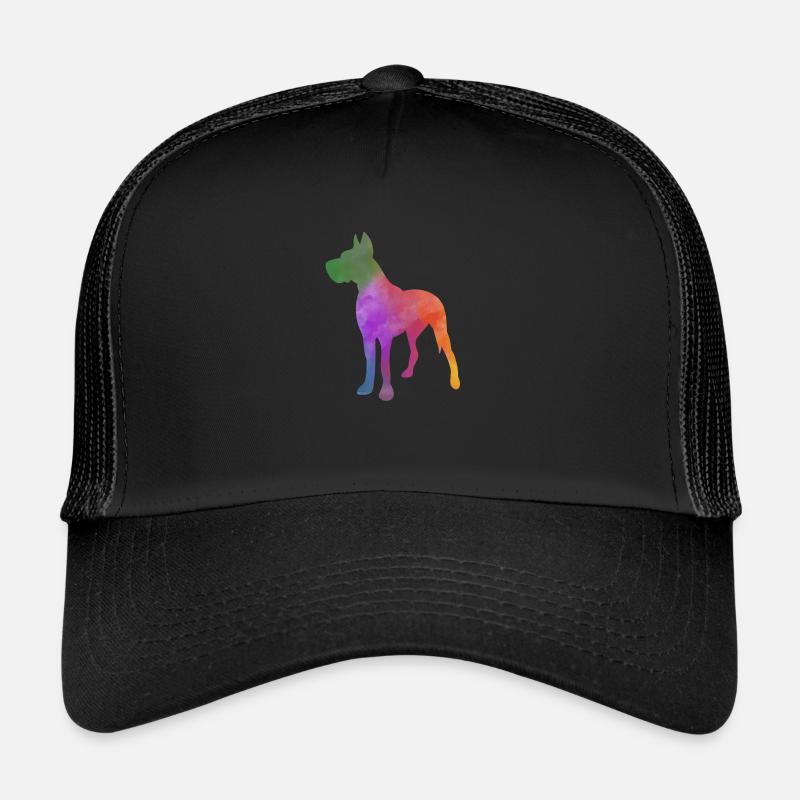 DEUTSCHE DOGGE BUNTER REGENBOGEN Trucker Cap