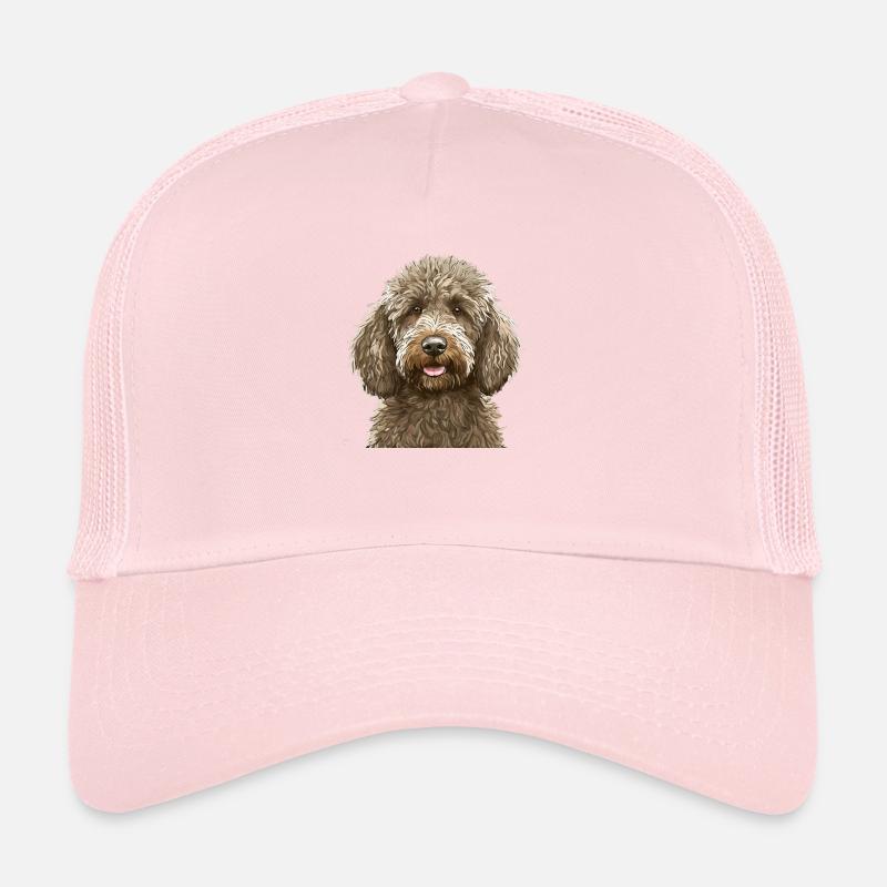 Chien Labradoodle Casquette trucker 