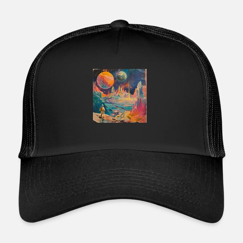 City - Trucker Cap - Schwarz/Schwarz
