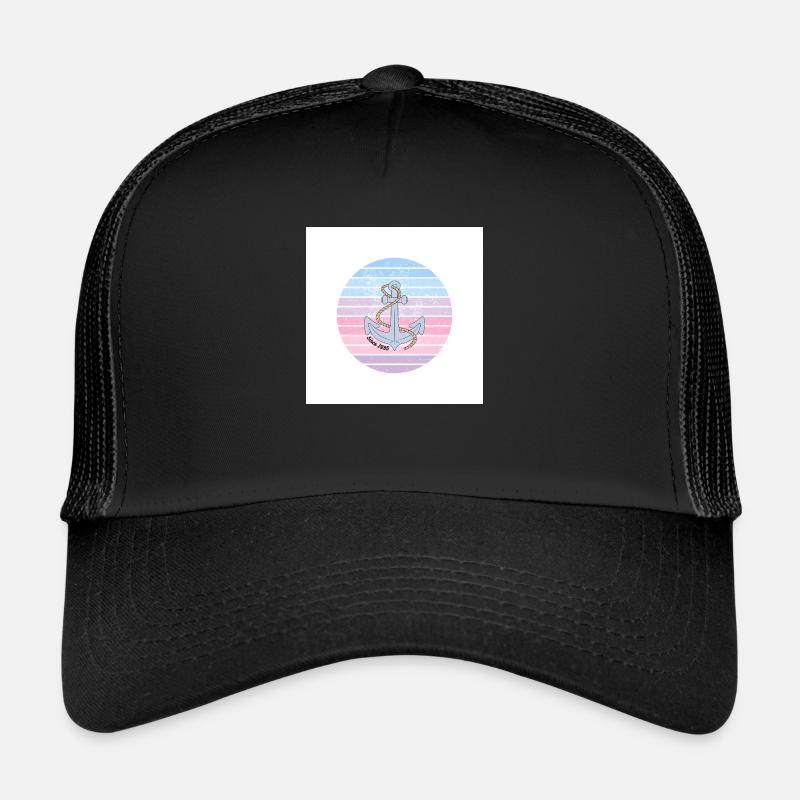 Anker - Trucker Cap - Schwarz/Schwarz