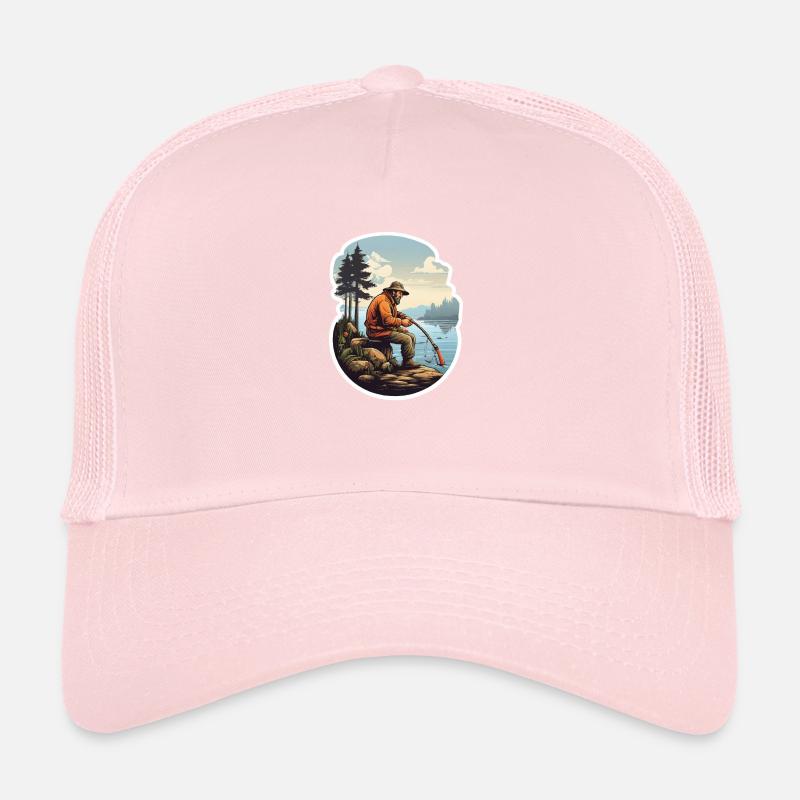 Pêcheur à la ligne Casquette trucker 