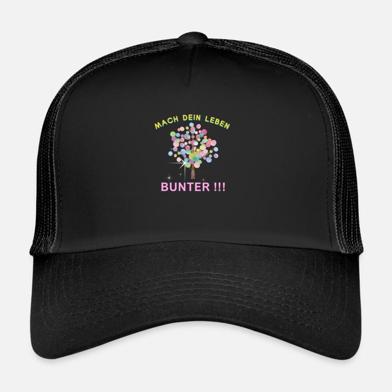 Baum - Trucker Cap - Schwarz/Schwarz