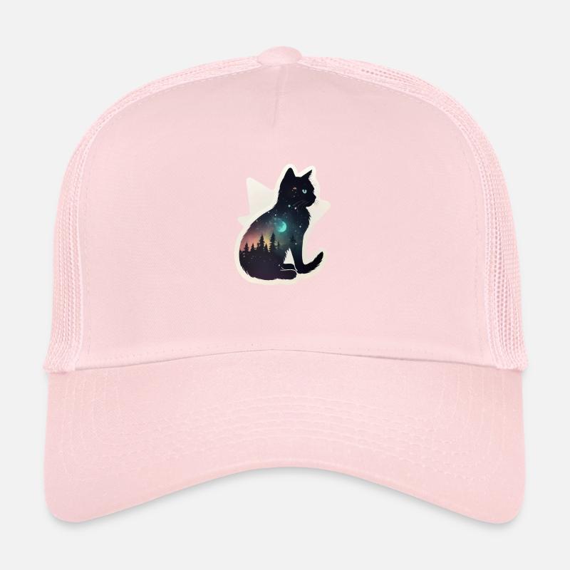 Cat in the stars Trucker Cap