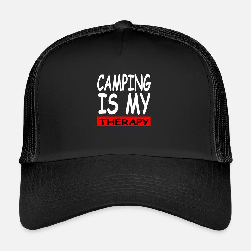 Camping - Casquette trucker  - noir/noir
