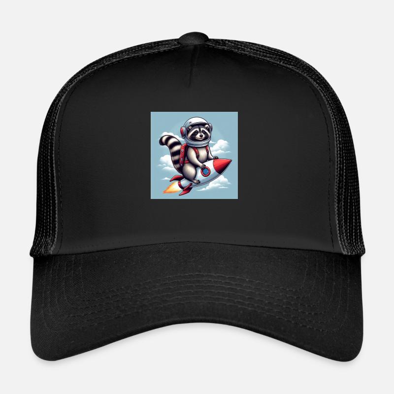 Rocket Raccoon - Casquette trucker  - noir/noir