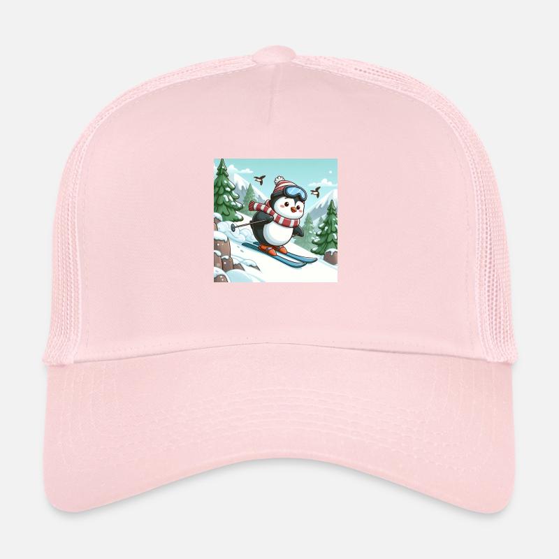Pingouin de ski Casquette trucker 