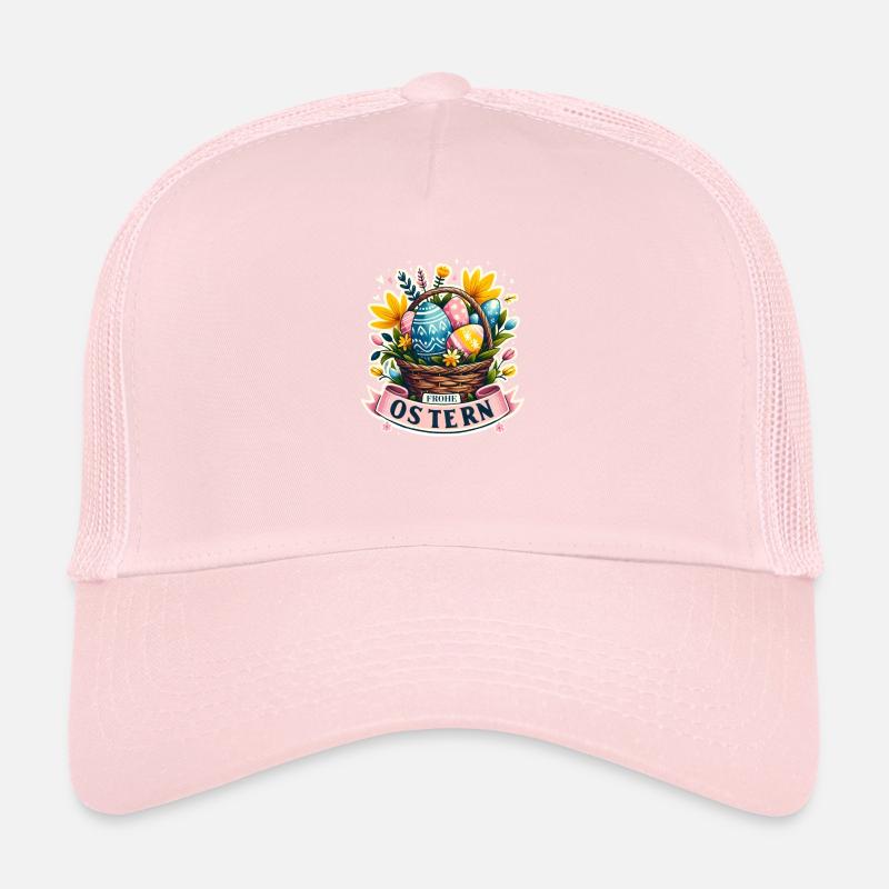 Easter Basket Happy Easter Trucker Cap