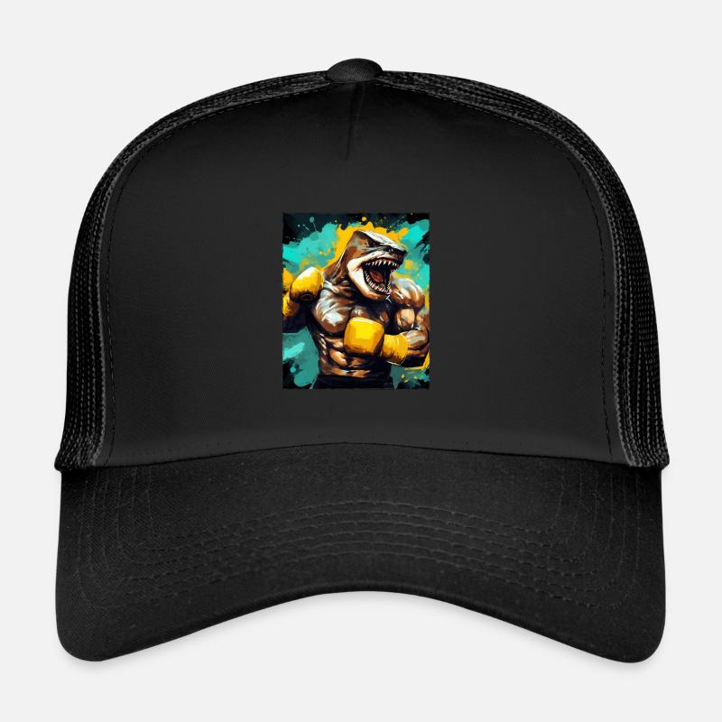 Hai Tier Boxer Kämpfer Trucker Cap