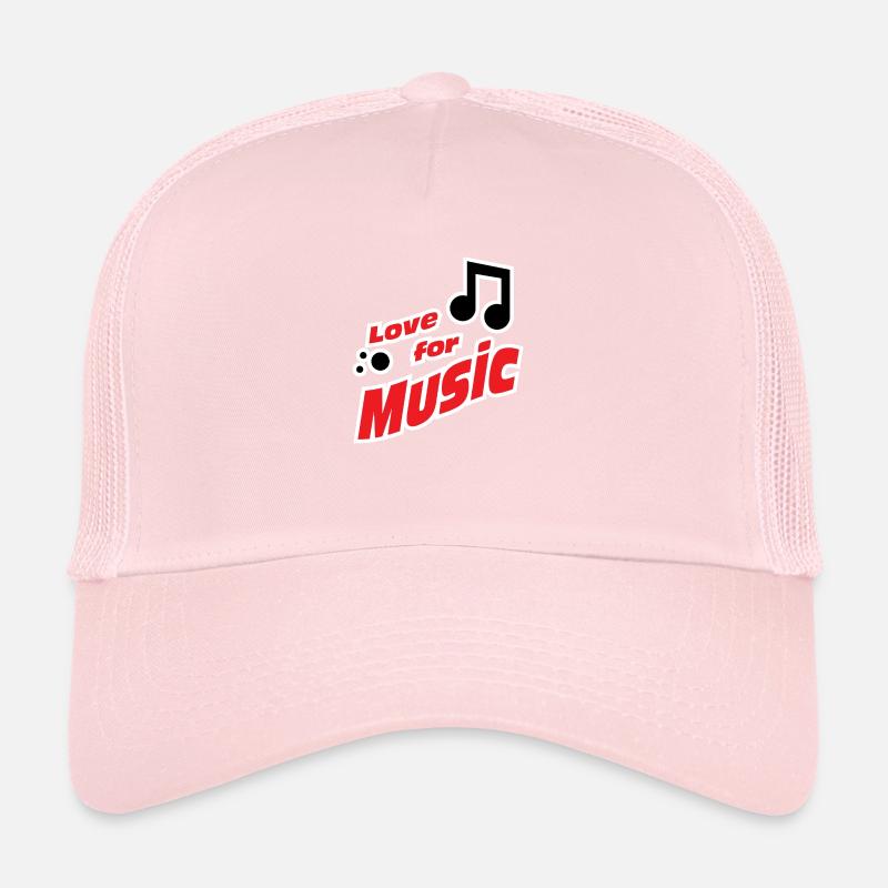 L’amour du design musical pour les mélomanes Casquette trucker 