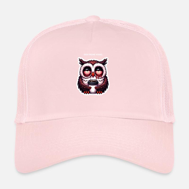 Eule als früher Vogel Trucker Cap
