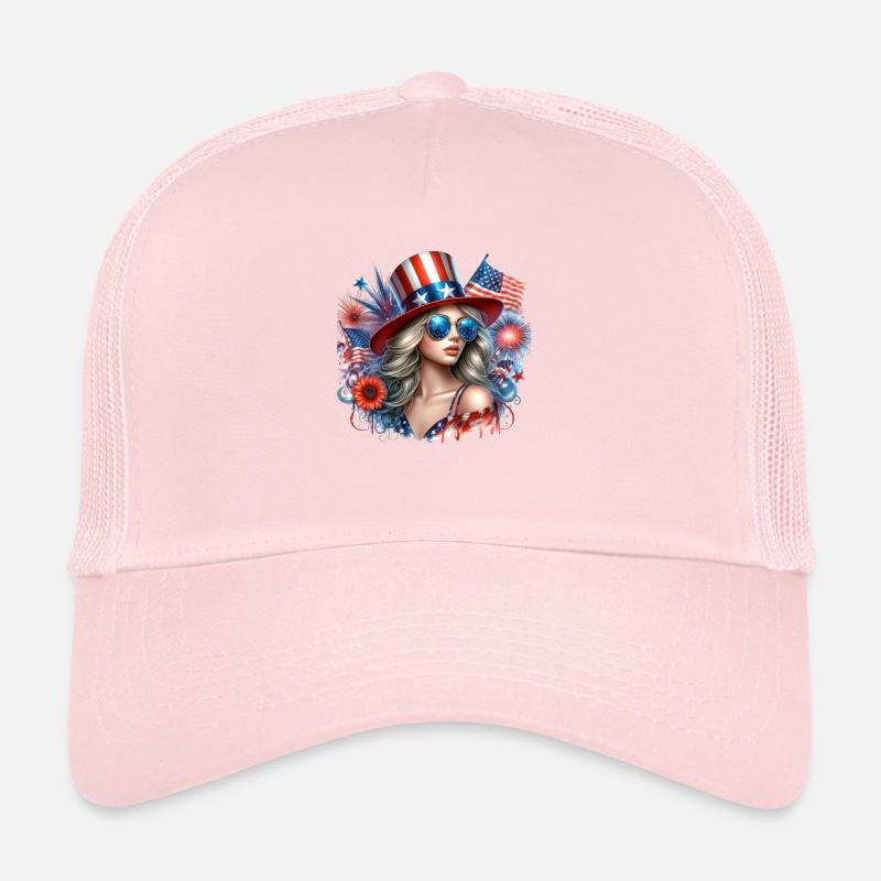 Freaky nice Patriot Trucker Cap