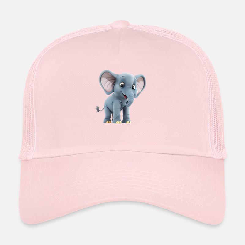 Dickhäutig wie ein Elefant zu sein schützt Trucker Cap