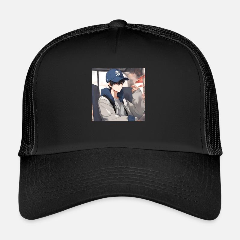 Anime geek boy Casquette trucker 