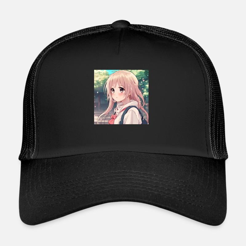 Niedliches Mädchen Anime Trucker Cap