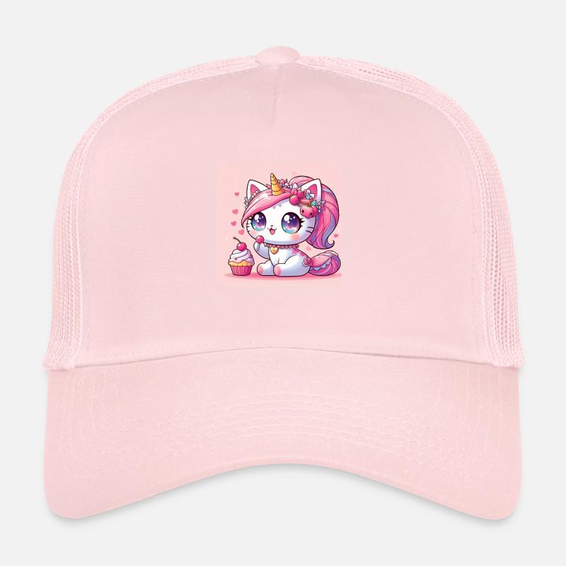 chat licorne Casquette trucker 