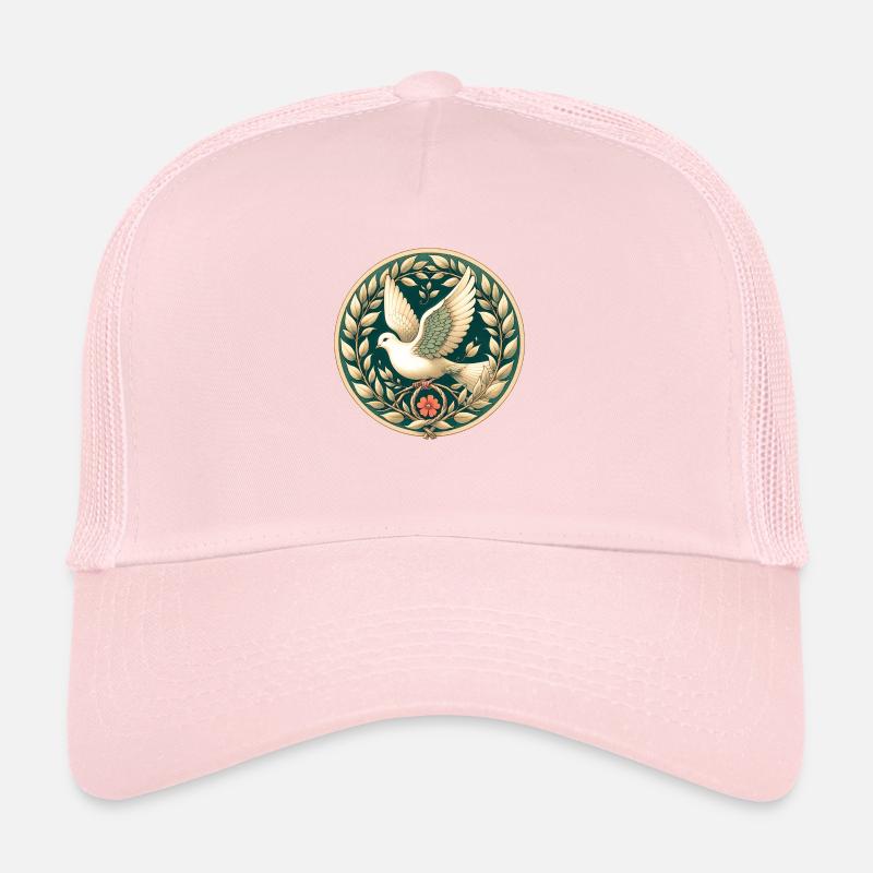 Colombe de la paix Casquette trucker 