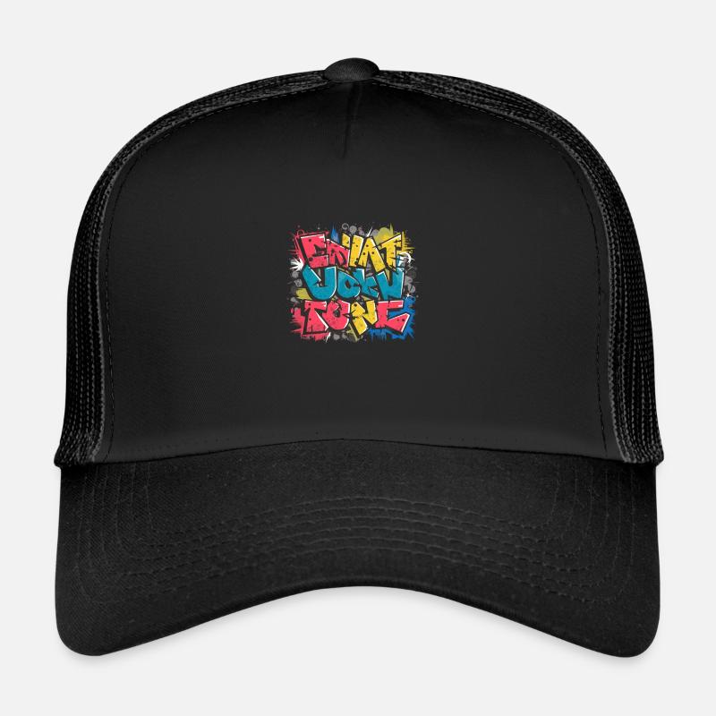 Graffiti - Trucker Cap - black/black